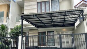 Model Kanopi Carport Minimalis Atap Flat